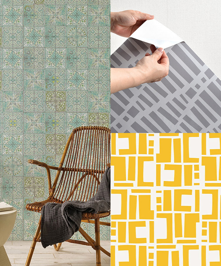 値下げ‼️‼️壁紙シール　WALPA はがせる シール 壁紙 NU WALLPAPER / Nomad Damask Peel and Stick