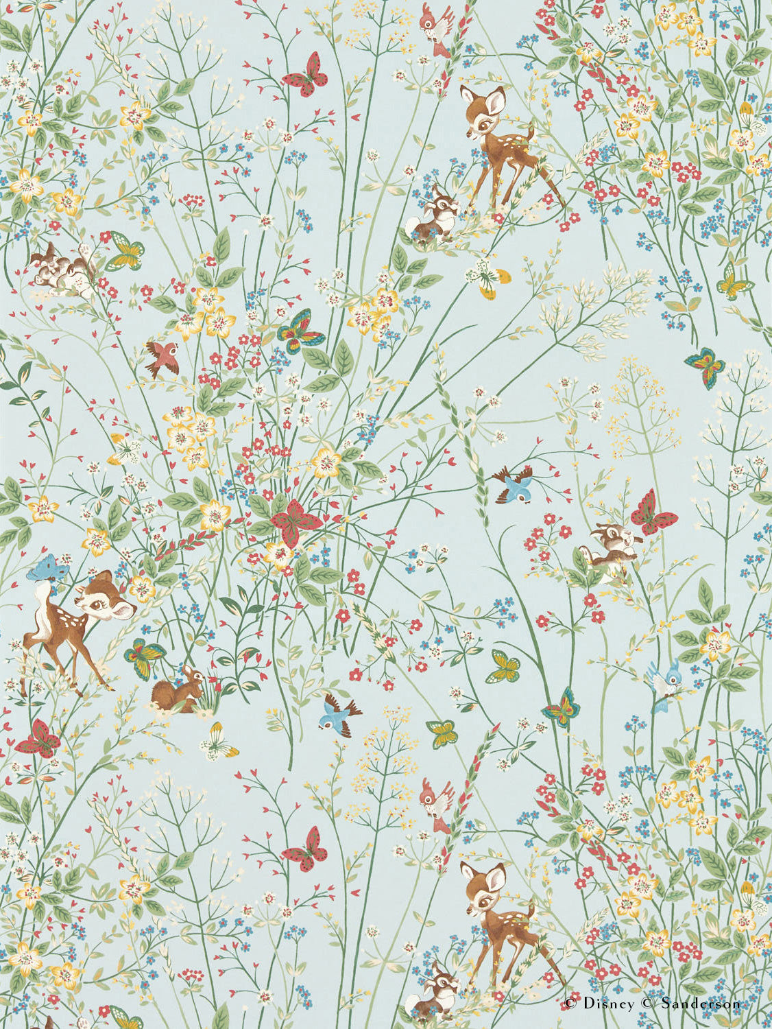 Sanderson / Disney Home X Sanderson Wallpapers / BAMBI / Sea Salt