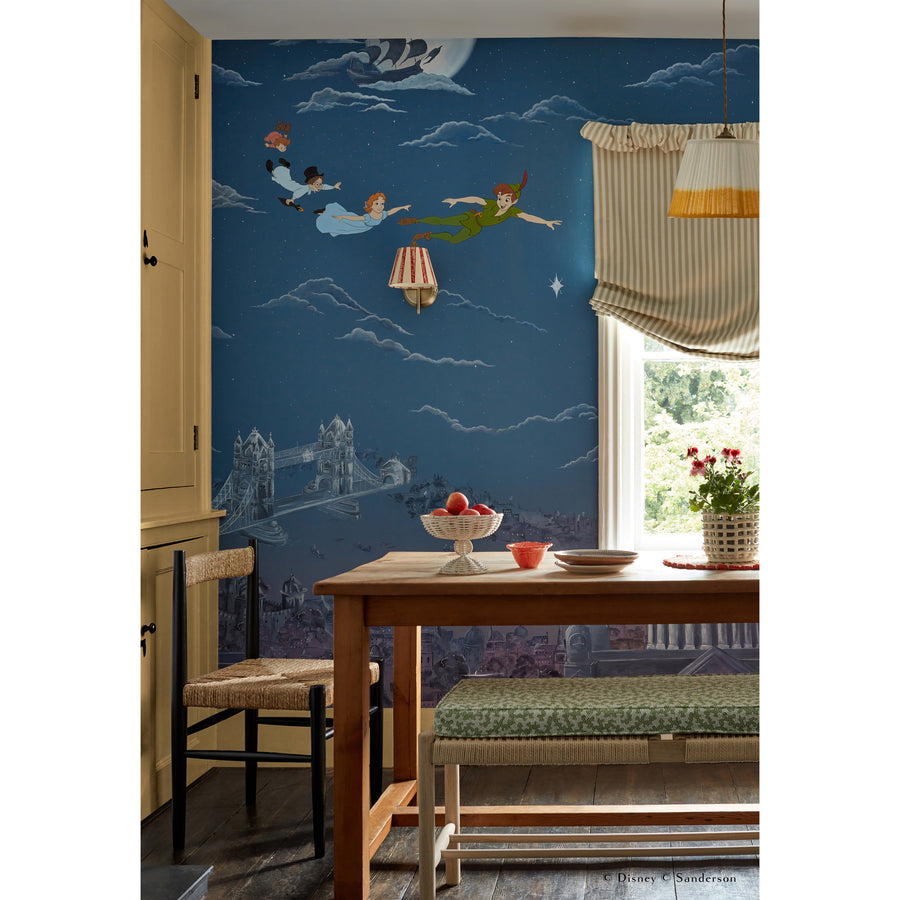 Sanderson / Disney Home X Sanderson Wallpapers / PETER PAN / Evening Blue 217293