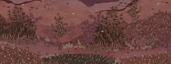 PHOTOWALL / Bracken - Antique Lily (e94258) | 輸入壁紙専門店 WALPA