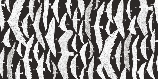 WALLTZ】よしだよしえい / 夜を飛ぶ鳥 / NWZ-YWTT | 輸入壁紙専門店