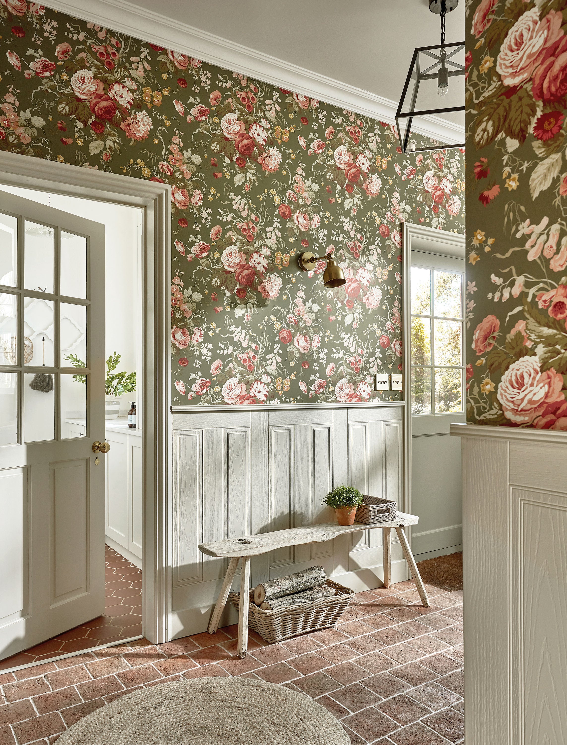 Sanderson / ONE SIXTY WALLPAPER COLLECTION / Stapleton Park Olive 