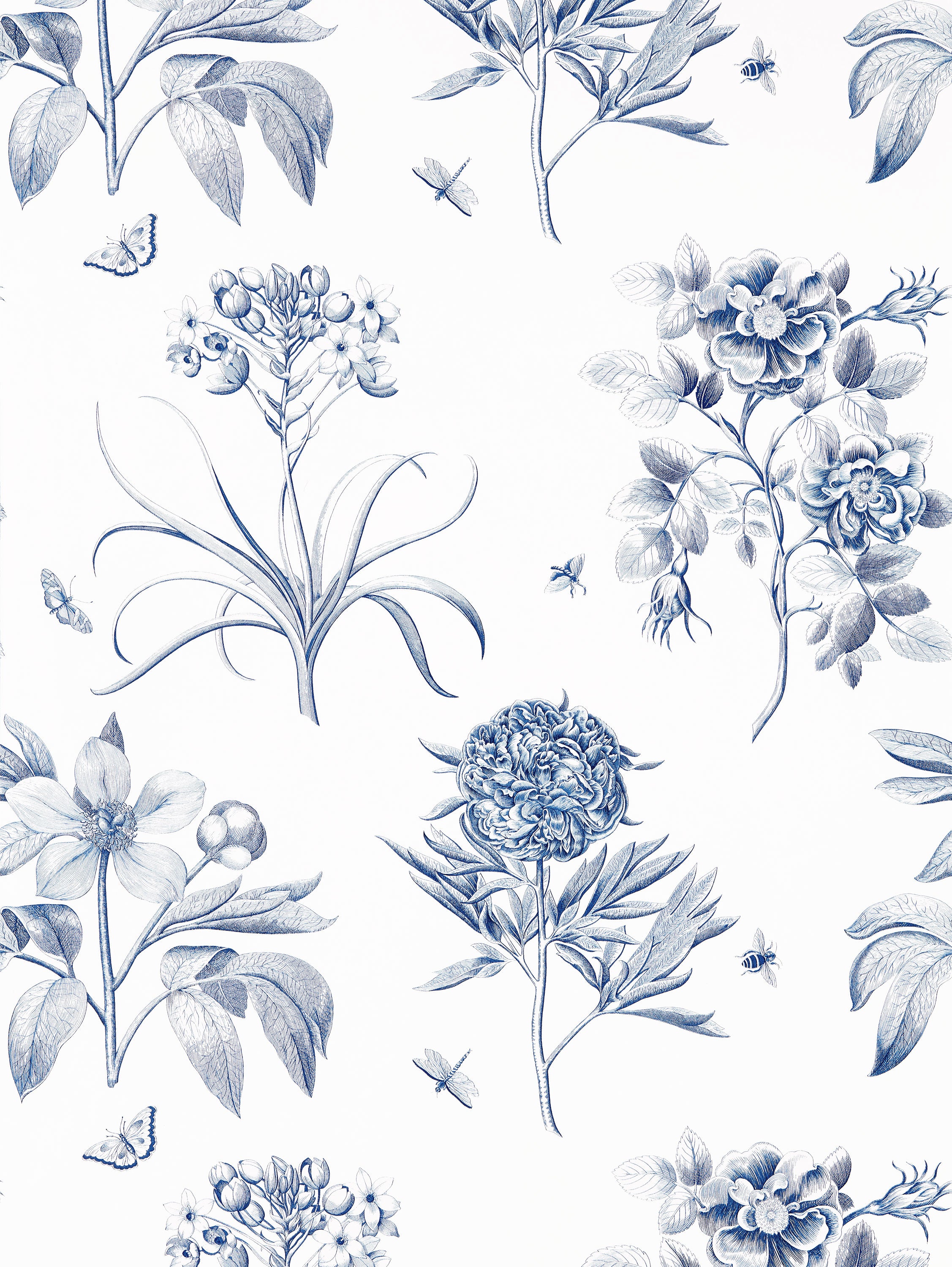 Sanderson / ONE SIXTY WALLPAPER COLLECTION / Etchings & Roses