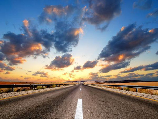 PHOTOWALL / Road under Dramatic Sky (e19099)