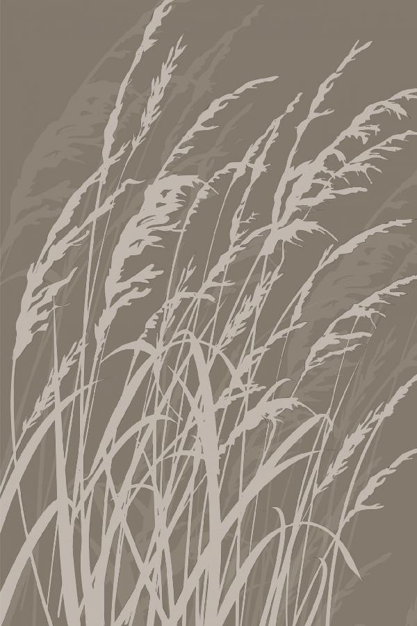 PHOTOWALL / Grass - Brown (e6299)