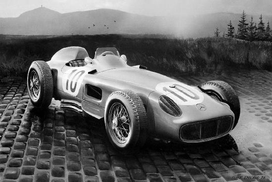 PHOTOWALL / GP Wagen 1954 - b/w (e12034)