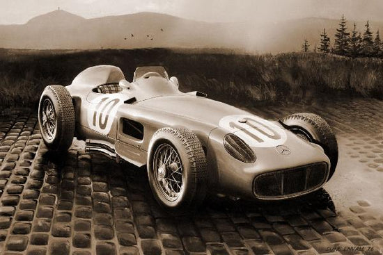 PHOTOWALL / GP Wagen 1954 - Sepia (e12035)