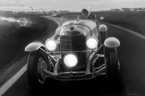 PHOTOWALL / Mercedes SSK - b/w (e12043)