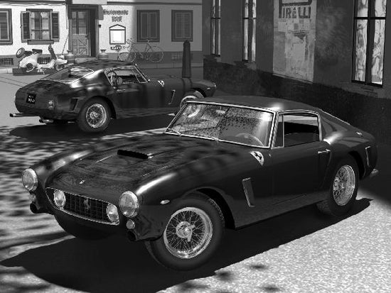 PHOTOWALL / Ferrari 250 GT - b/w (e12071)