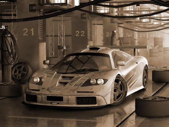 PHOTOWALL / Mc Laren F1 - Sepia (e12078)