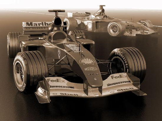 PHOTOWALL / Ferrari Formula 1 - Sepia (e12087)