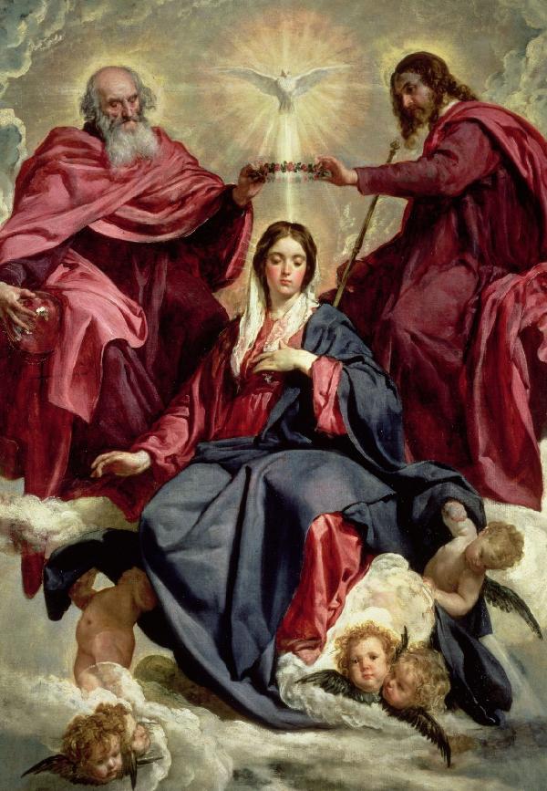 PHOTOWALL / Velasquez,Diego - Coronation of the Virgin (e2101)