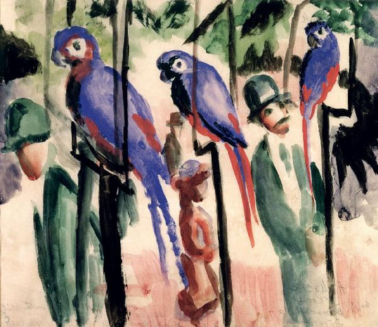 PHOTOWALL / Macke,August - Blue Parrots (e2121)