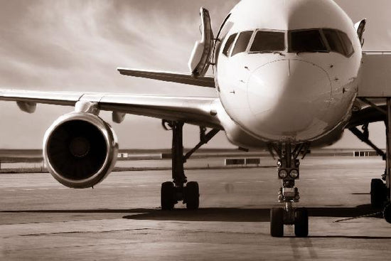 PHOTOWALL / Airplane - Sepia (e6141)