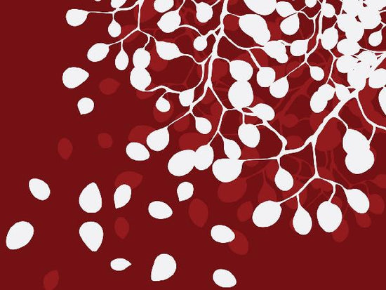 PHOTOWALL / Birch - Holiday Red (e19531)