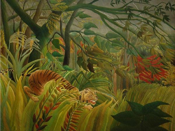 PHOTOWALL / Rousseau,Henri - Tiger in a Tropical Storm (e10386)