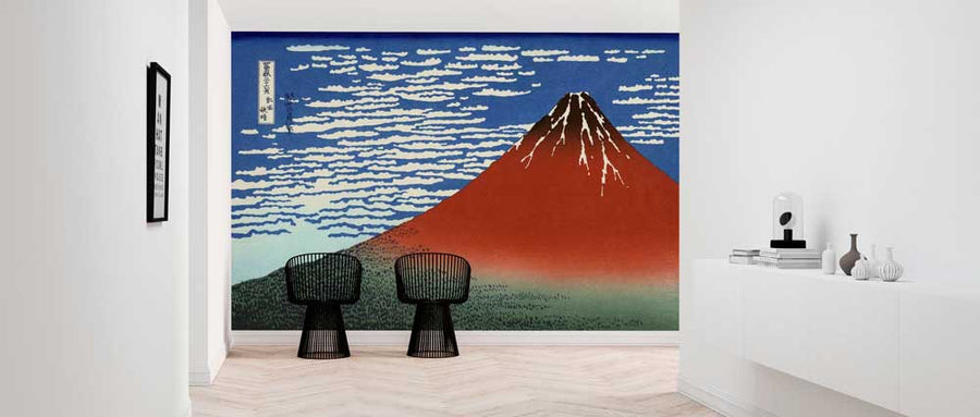 PHOTOWALL / Hokusai,Katsushika - Red Fuji (e10404)