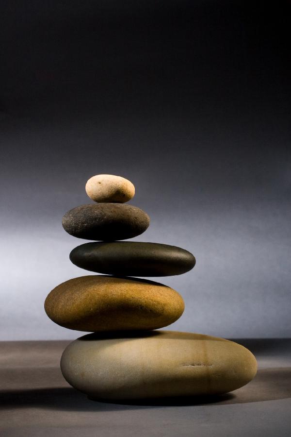PHOTOWALL / Stones in Zen Balance (e19680)