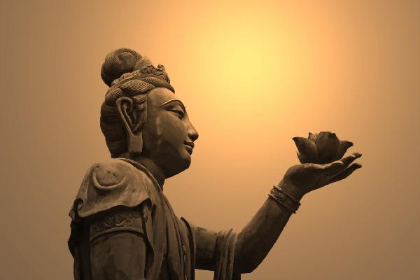 PHOTOWALL / Buddhist Statue, Hong Kong (e19685)