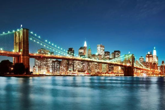 PHOTOWALL / Bright Brooklyn Bridge (e19862)