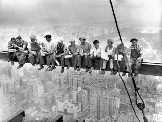 PHOTOWALL / Lunch at Top of a Skyscraper (e19931)