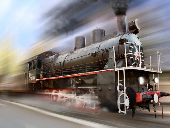 PHOTOWALL / Speeding Steam-Engine (e19926)