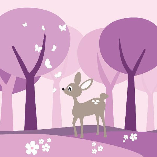 PHOTOWALL / Deer in Purple Woods (e20107)