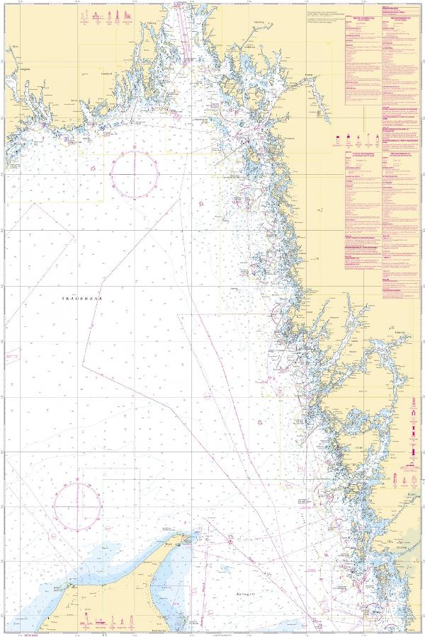 PHOTOWALL / Sea Chart 93 - Skagerak (e20207) | 輸入壁紙専門店