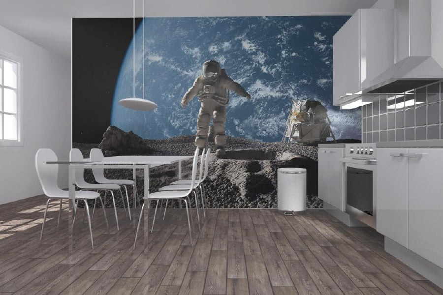 PHOTOWALL / Astronaut with Earth in Background (e20366)