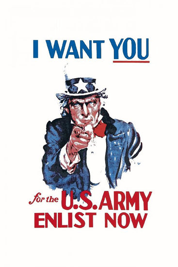 PHOTOWALL / Uncle Sam Enlist Now (e20436)