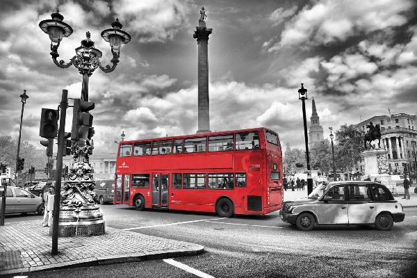 PHOTOWALL / London Bus - Colorsplash (e20750)
