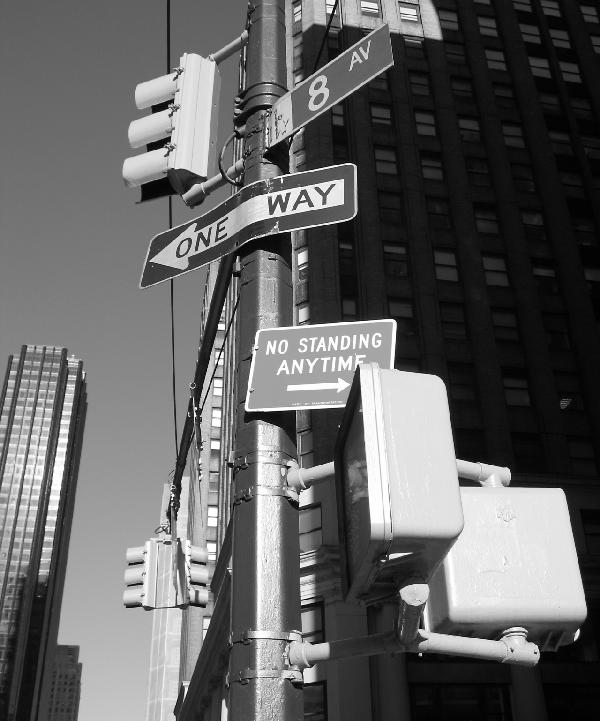 PHOTOWALL / Street Signs New York 8 av (e20757) | 輸入壁紙専門店