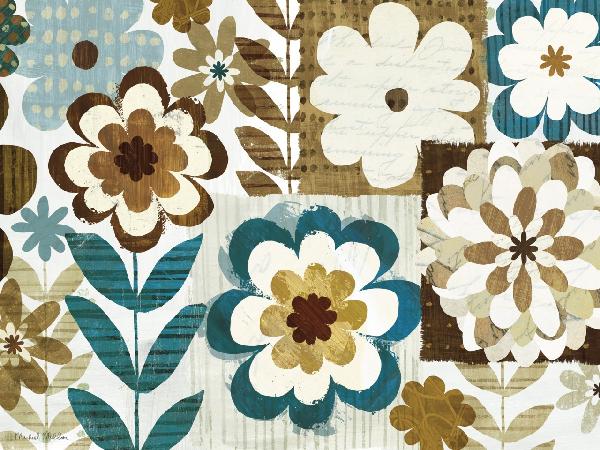 はるページ PHOTOWALL / Happy Daisy Blue (e21563) | 輸入壁紙専門店 WALPA