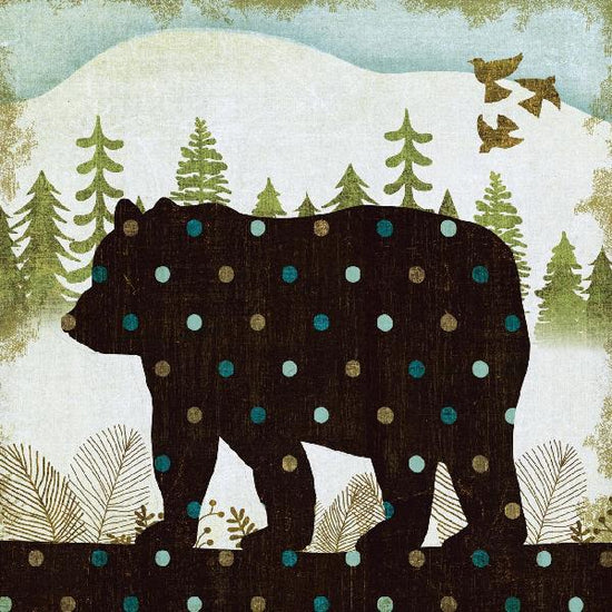 PHOTOWALL / Woodland Dwellers Bear Dots (e21593)