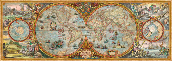 PHOTOWALL / Hemisphere Map (e22022)