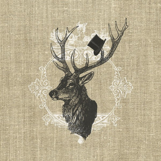 PHOTOWALL / Gentleman Stag Linen (e22637)