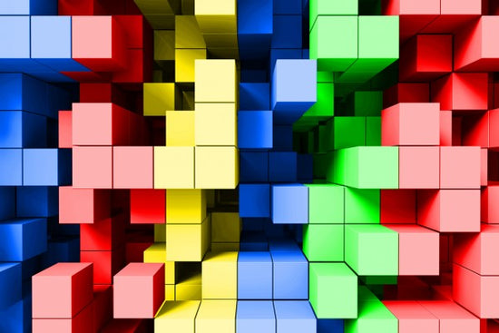 PHOTOWALL / Deep Tetris Color (e22658)