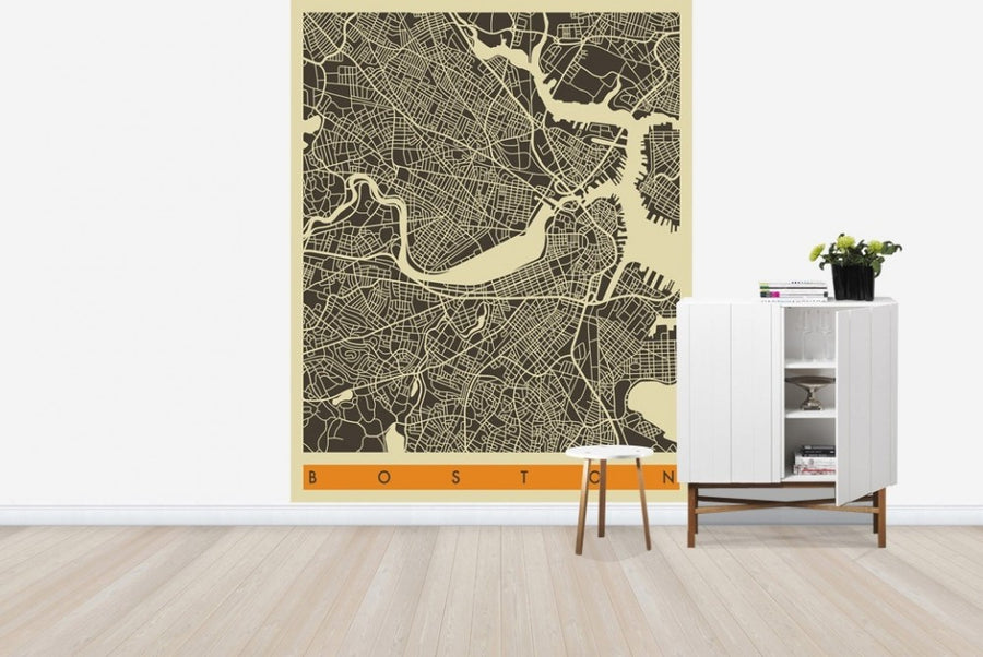 PHOTOWALL / City Map - Boston (e22755)