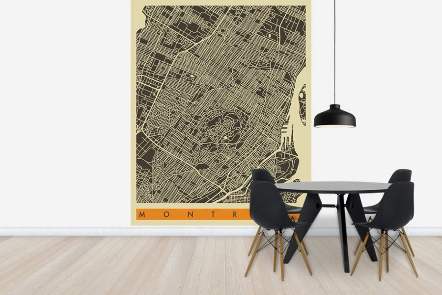 PHOTOWALL / City Map - Montreal (e22759)