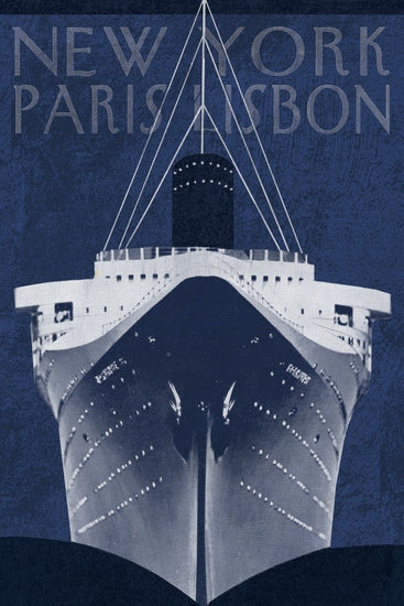 PHOTOWALL / Passage Atlantique Blueprint (e22769)
