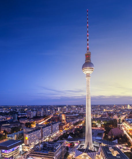 PHOTOWALL / Berlin, Germany. View of TV tower (e22807)