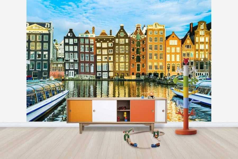 PHOTOWALL / Traditional Houses of Amsterdam, Netherlands (e22818)