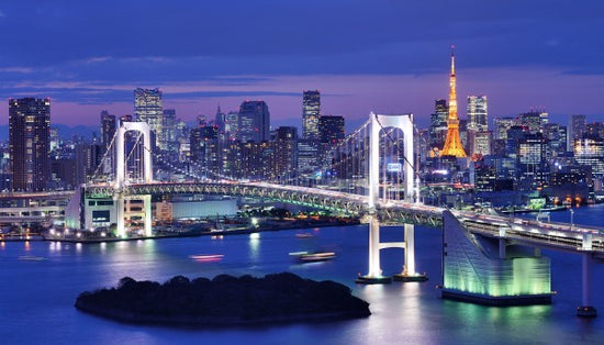 PHOTOWALL / Rainbow Bridge and Tokyo Tower (e22844)