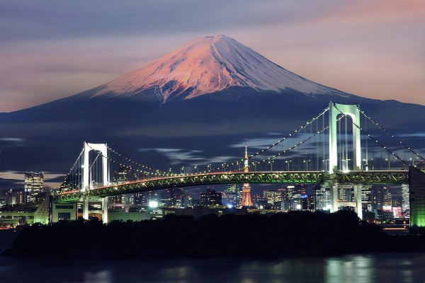 PHOTOWALL / Rainbow Bridge with Mt Fuji (e22845)