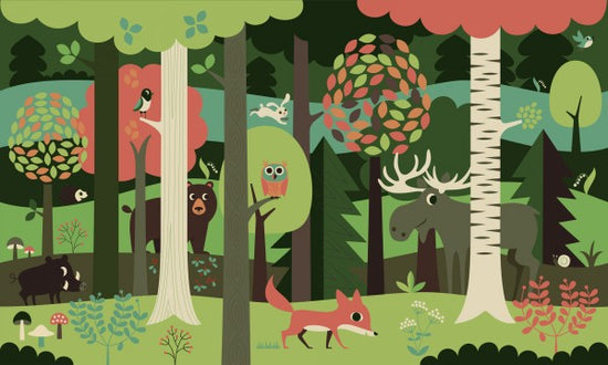 PHOTOWALL / In the Forest - Green (e22830)