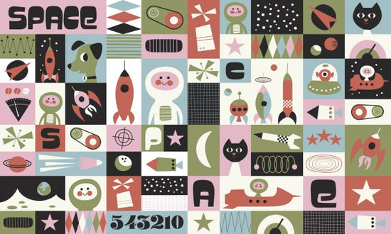 PHOTOWALL / Space - Green (e22835)