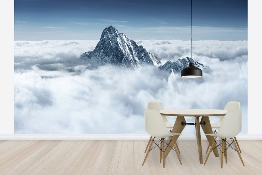 PHOTOWALL / Alpine Mountain in the Clouds (e23162)