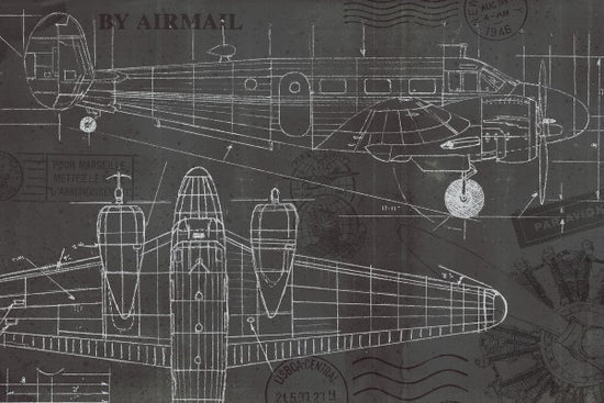 PHOTOWALL / Plane Blueprint (e23331)