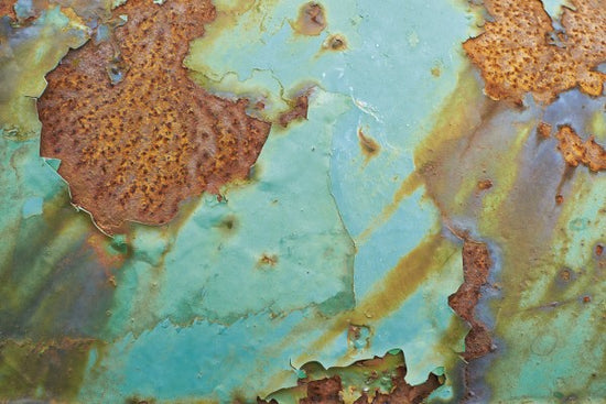 PHOTOWALL / Turquoise and Rust (e23750)
