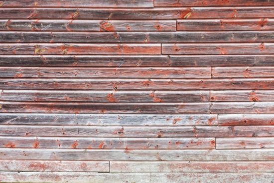 PHOTOWALL / Old Red Wooden Wall (e23784)